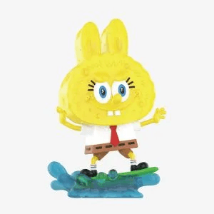 Labubu SpongeBob Surfing