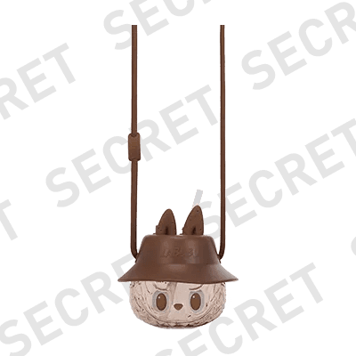 Labubu Caramel Brown collectible figure